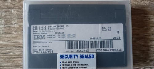 AIX 3.2.5 Enhancement 05 – Cartouche 8mm Pour IBM RS/6000 (P/N 5750AET)