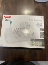 OXO Tot Bottle Drying Rackwith Detachable Cup, Gray - NEW