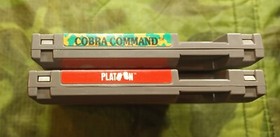 Nintendo NES Game Lot Of 2 Platoon & Cobra Command Data East SunSoft🔥🔥🔥🔥