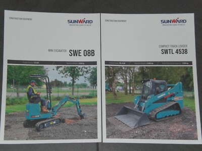 SUNWARD Mini Excavators, Compact Track Loaders Prospekte englisch ( 1020 )
