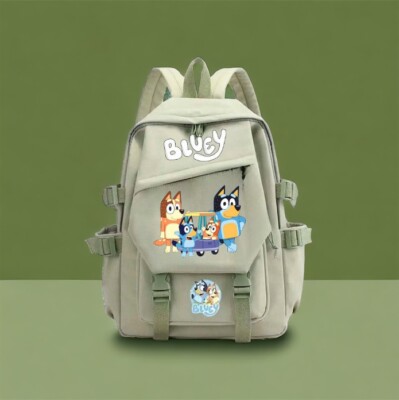 BLUEY Backpack High Capacity Shoulder Bag Student Knapsack