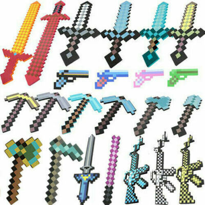Minecraft Toys Large Diamond Sword Pickaxe Eva Weapons Game Kids Gift For Real Ebay Minecraft Toys Large Diamond Sword Pickaxe Eva Weapons Game Kids Gift For Real Ebay