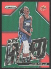 2023-24 Panini Prizm WNBA Get Hyped Green Alyssa Thomas Connecticut Sun #65