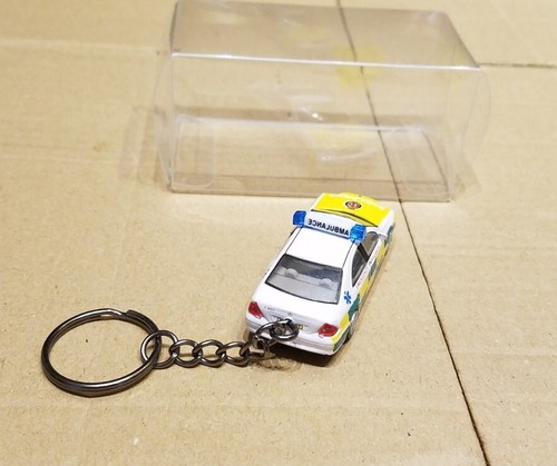 Diecast Model 1/72 Mercedes Benz C-Class Emergency Ambulance Keychain Keyring... - Picture 4 of 5