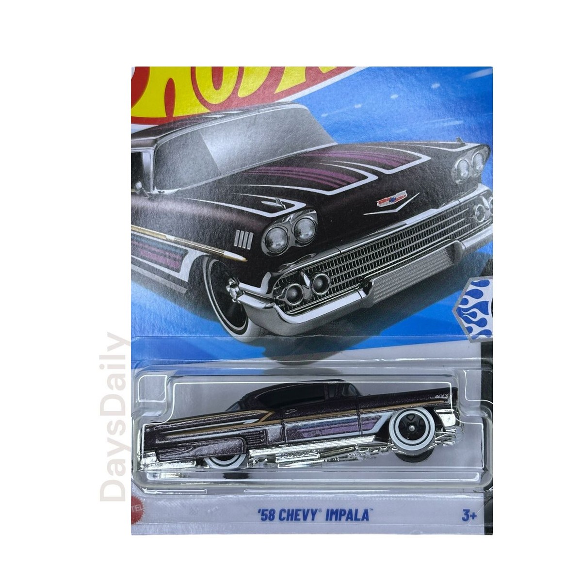 Hot Wheels '58 Chevy Impala 2025 Mainline Case F Rod Squad #111