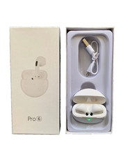 Bluetooth Wireles Earbuds with Charging Case  Pro 6 Bluetooth Noise Canceling