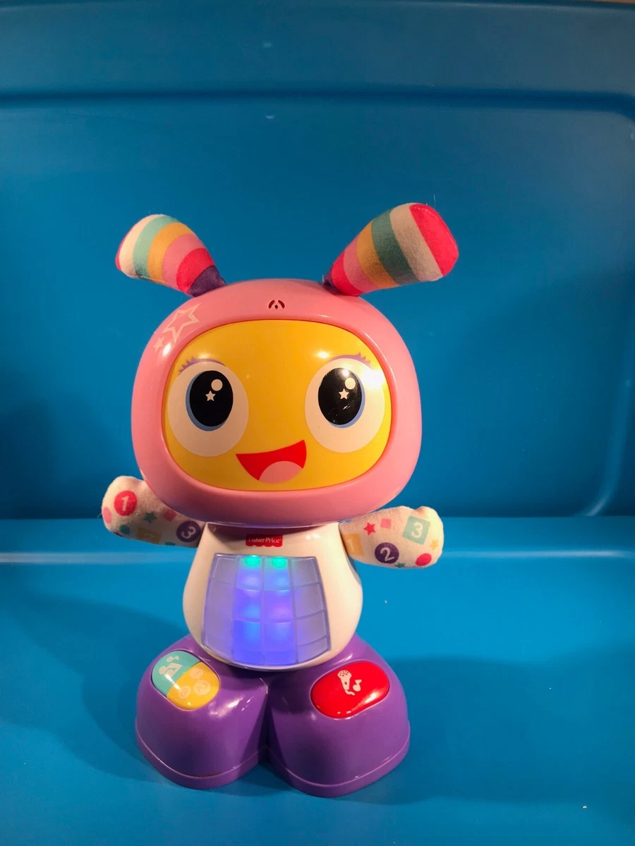 Fisher Price Dance & Move Beatbo Baby Robot Pink W/ Lights & Music