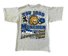 Vintage Munchen 1860 Football Soccer Shirt Jersey Tee Over Print Size M