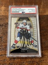 Aleksander Barkov IP Signed Allure Card Psa Dna Coa Slab Panthers Autographed