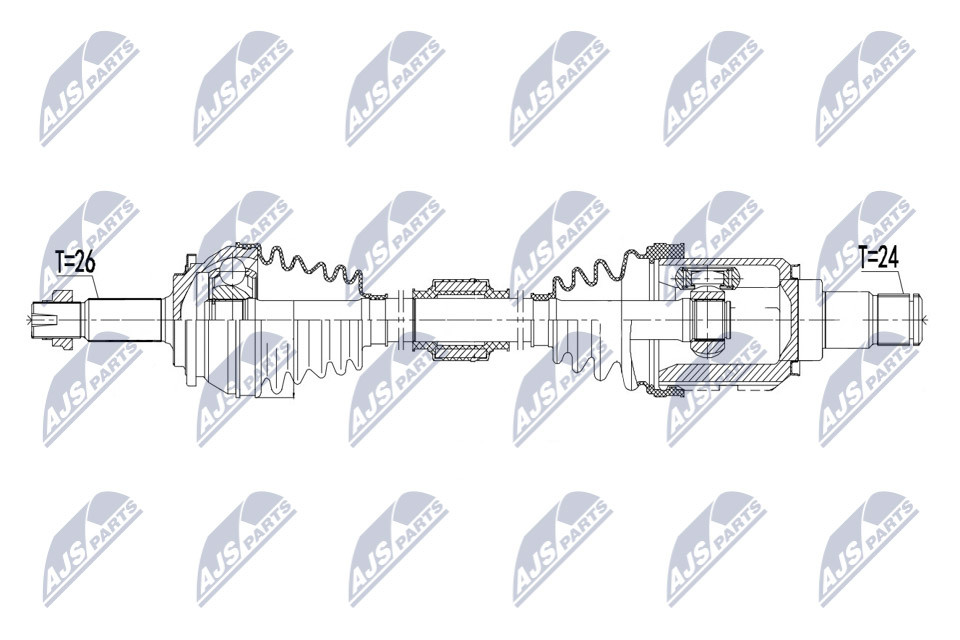 N.T.Y. NPW-TY-096.NTY Drive Shaft for TOYOTA - Image 8