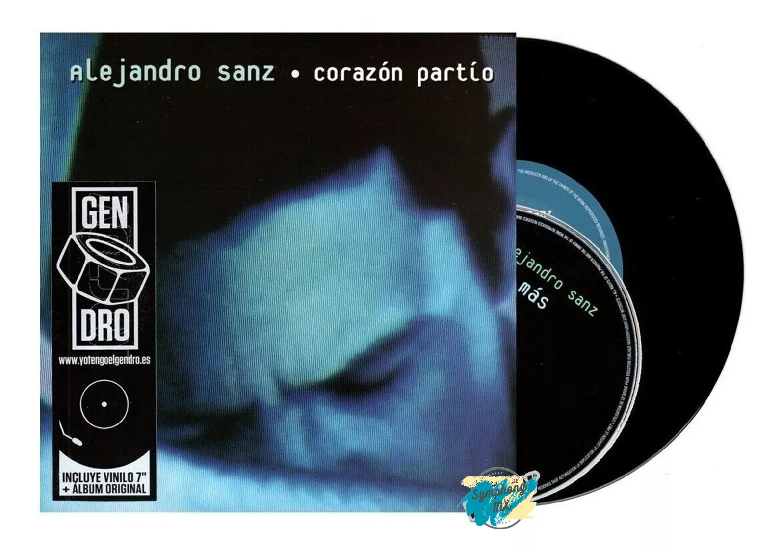 Alejandro Sanz Corazon Partio & Mas Cd + Vinyl / 7 Pulgadas Spain Edition