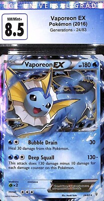 Vaporeon EX 24/83 Generations Holo | eBay