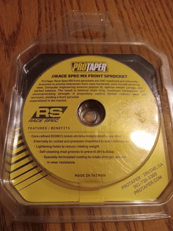 PIÑÓN DELANTERO PRO TAPER KTM ECX SXF EXC 250 300 125 400 450 XCF 91-24 Husqvarna Foto 3 de 3