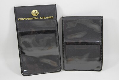 Continental Airlines Pilot Flight Attendant Employee Badge ID Holders Magnet VTG