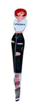 LADY TWEEZERS BY BEAUTY SECRETS PRECISE GRIP SLANTED TIP "FIERCE" DISCONTINUED