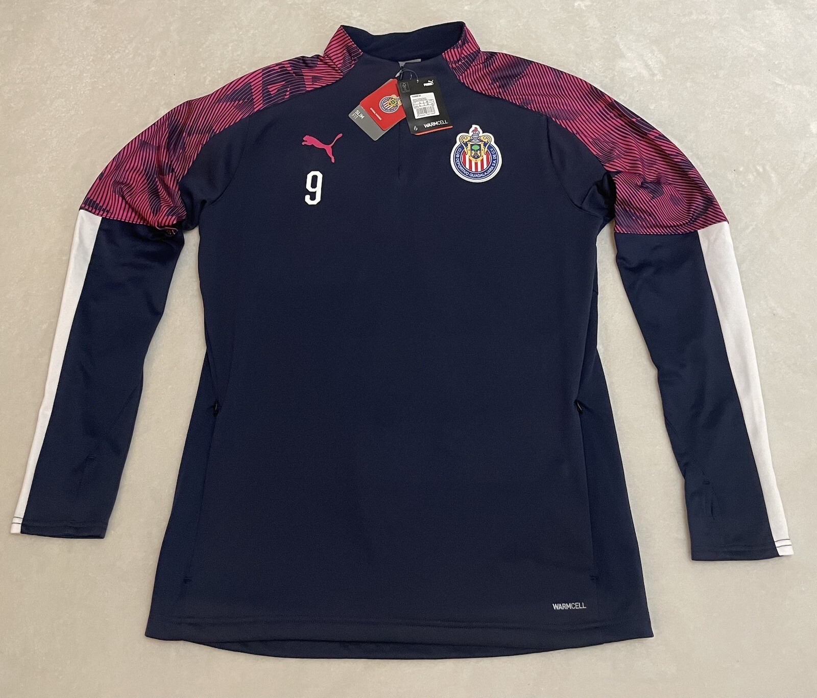 PUMA CHIVAS GUADALAJARA WARMcell TRAINING TOP SOCCER MEN SIZE L MÉXICO AMERICA