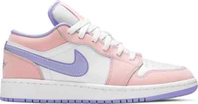 Nike Air Jordan 1 Low SE Shoes Size 5.5Y Arctic Punch Purple Pulse Sneakers