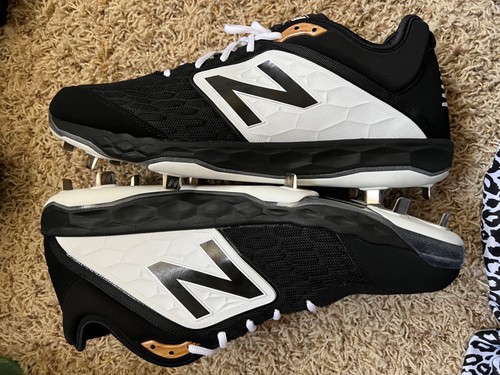 3000 V4 Metal Baseball Cleat Shoe Black 