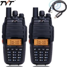 2pcs TYT TH-UV8000D Walkie Talkie 10W Cross Band 3600MAh Handheld FM Transceiver
