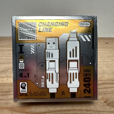 NIB & SEALED MFISH 4-in-1  Charging Lines / Cables 240W max iphone 6.6 FT