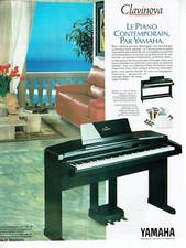  publicité Advertising 0522 1992  Yamaha  le piano  contemporain Clavinova 