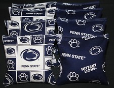 Penn State Lions Cornhole Beanbags 8 ACA Regulation Corn Toss Holeshot Bags