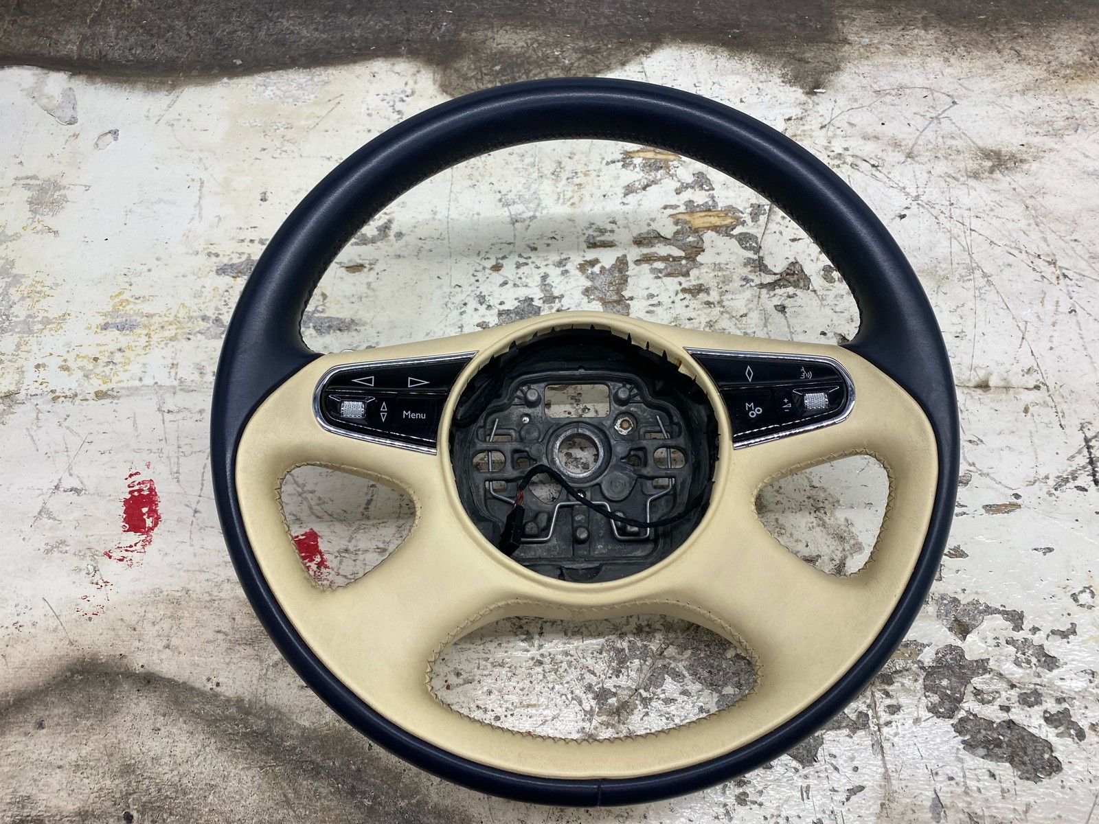 2010-2020 BENTLEY MULSANNE OEM FRONT LEFT DRIVER STEEIRNG WHEEL BLUE *WEAR