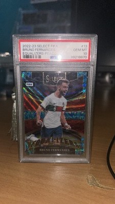 2022 Panini Select Bruno Fernandes Peacock Case Hit PSA 10 POP 1