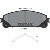 Textar 2445201 Bremsbelagsatz FüR Toyota Lexus RAV 4 RAV 4 VAN Sienna Bz4X NX