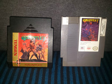 Lot of 2 Gauntlet Nintendo NES Authentic Cartridge Only Tengen & Gauntlet 2