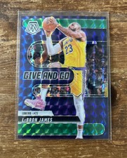 LeBron James 2024-25 Panini Mosaic Give And Go Green Mosaic Prizm #1