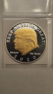 Donald Trump Liberty 2020 Gold Layered Coin