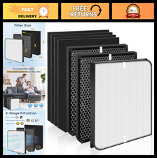 Replacement Filter Set for Air Purifier 3000/3500 - 1 Main + 2 Carbon + 4 Pre-Fi