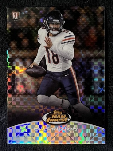 2024 Topps Finest Team Finest X-Fractor Checkerboard #TF-3 Caleb Williams (RC)