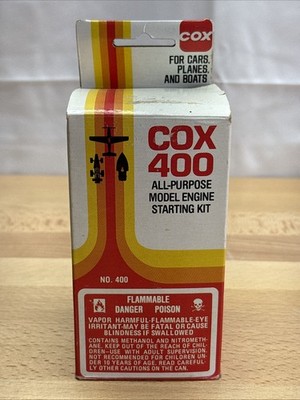 Vintage Cox 400 All-Purpose Model Engine Starting Kit Complete In Box