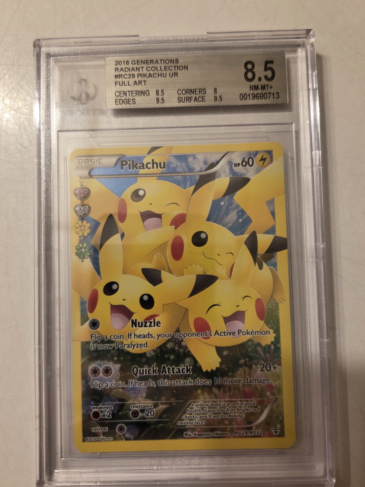 英語版】ピカチュウ RC29/RC32 Generations Buy Pikachu (Full Art
