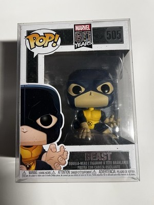 Funko Pop! Marvel 80 Years Beast #505 Bobble-Head X-Men Vinyl Figure w/ Protecto