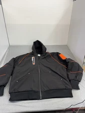 Hi-Vis Polar Soft Shell Jacket - Black, 3XL NWOT. Black And Orange. Super Warm