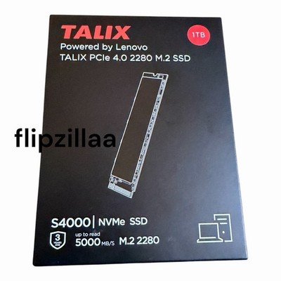 Lenovo Talix M.2 2280 S4000 1TB PCIe Gen4 x4 NVMe SSD S4000-1TB