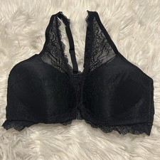 Spanx Small Bralette Black Undie-tectable Lace Front Closure Wireless 30032