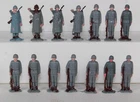 Marx Miniature Plastic Playset WWII German assortment  Lot 3 HO Scale