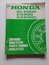 Honda GL 500 - CX 500 - CX 500 C 1982 VARIANTI manuale officina originale
