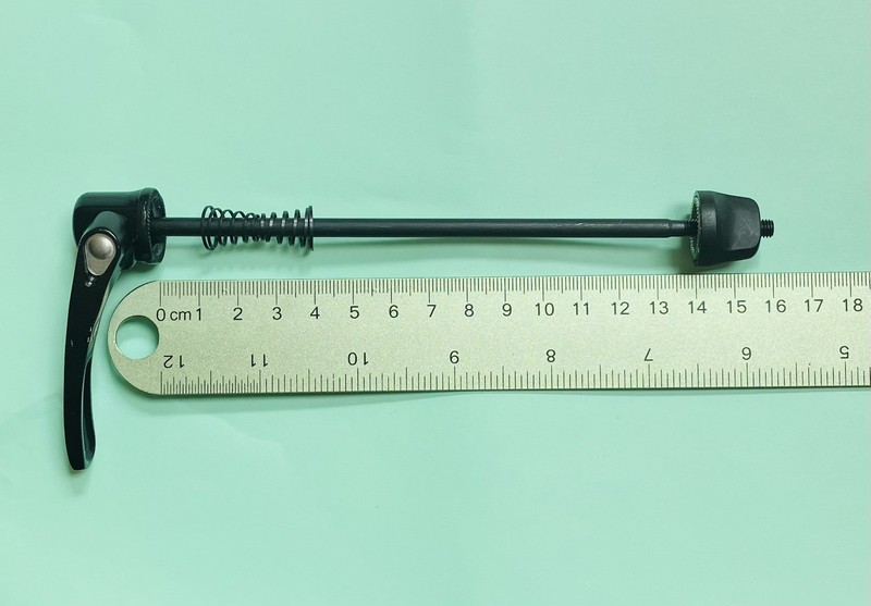 Genuine Shimano WH-R501 quick release skewer Y4SK98110 black 163mm for 130mm hub