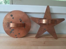 Martha Stewart by Mail Copper Moon & Star Cookie Cutters Michael Bonne Large