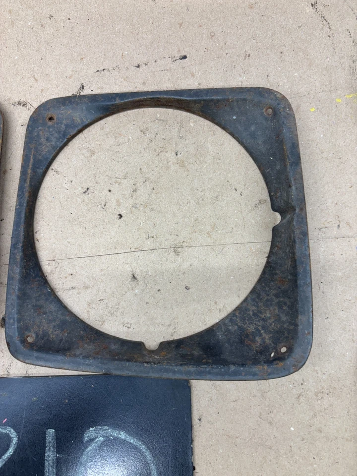 1969 1972 K10 C10 Chevrolet BLAZER CABEÇA LUZ ACABAMENTO MOLDURAS AÇO PINTADO - Imagem 3 de 4