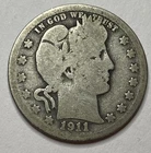 1911 - Barber Quarter - VG+ - Exact Coin Imaged #BAR140