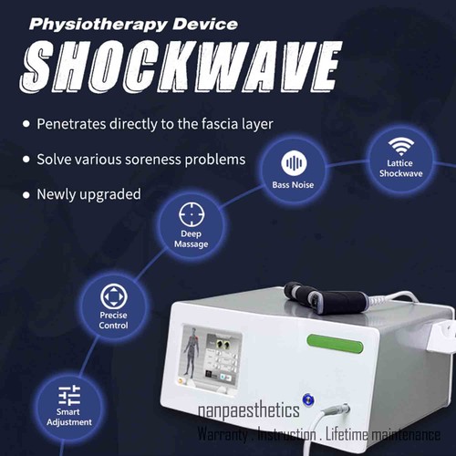 Máquina neumática de fisioterapia ED Shockwave ESWT de 9 cabezales alivio del dolor corporal - Imagen 3 de 16