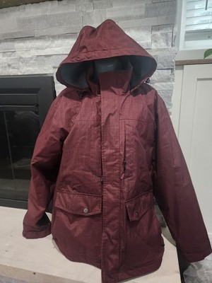 Swiss Tech Men's Coat Peak Technology Small insulated Double Zip + Button Pocket