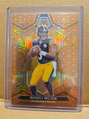 Russel Wilson 2024 Mosaic Honeycomb Color Match SSP Case Hit Steelers Giants