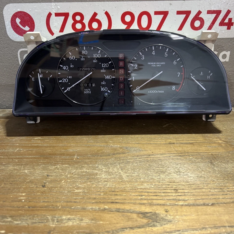 Infiniti Q45 1997 1998 cuadro de instrumentos velocímetro OEM 74 K MMG11 Foto 3 de 4